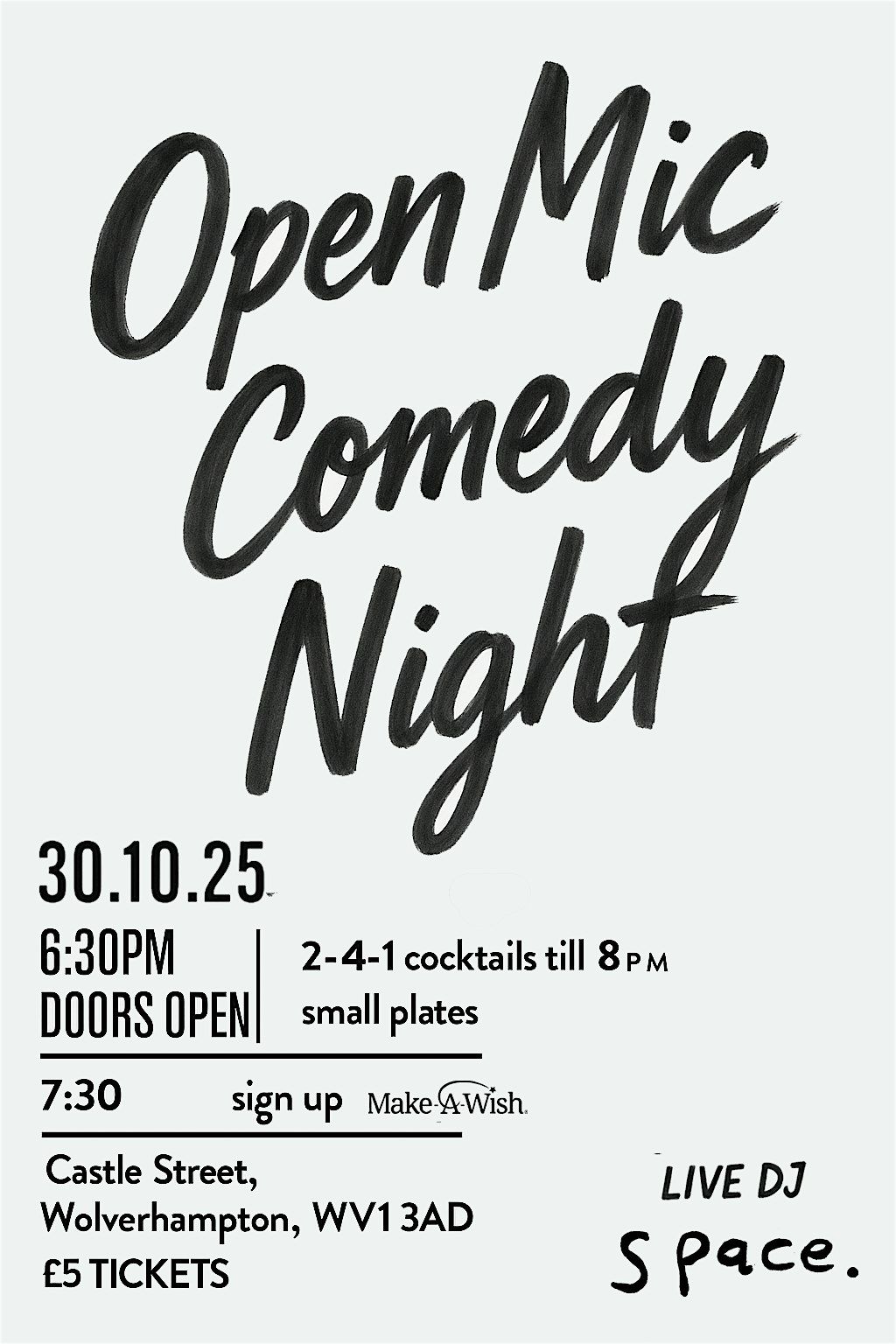 Open Mic: stand up comedy