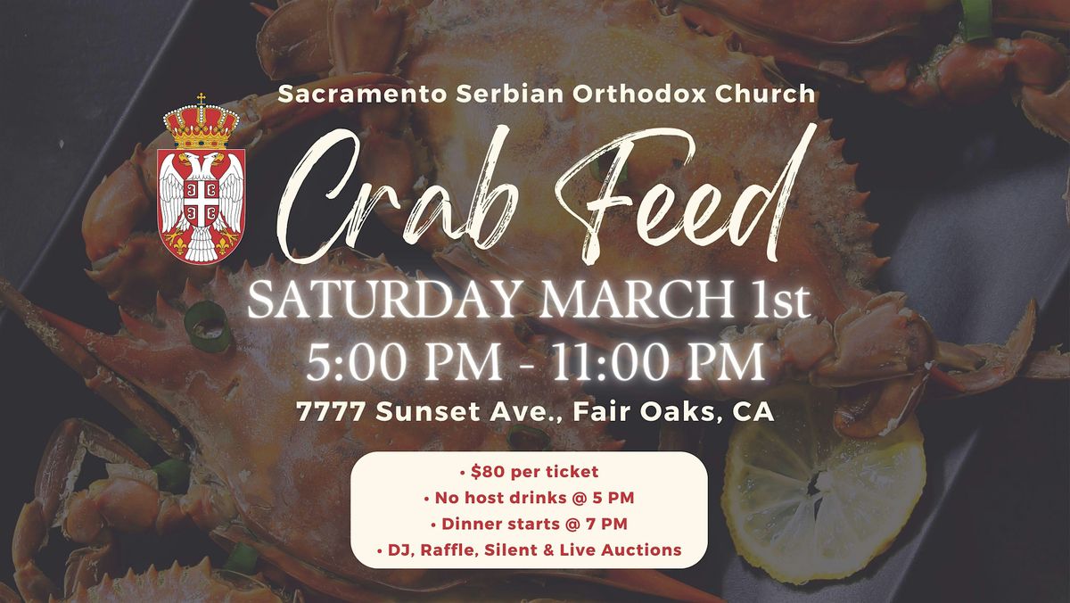 Serbian Crab Feed Fundraiser