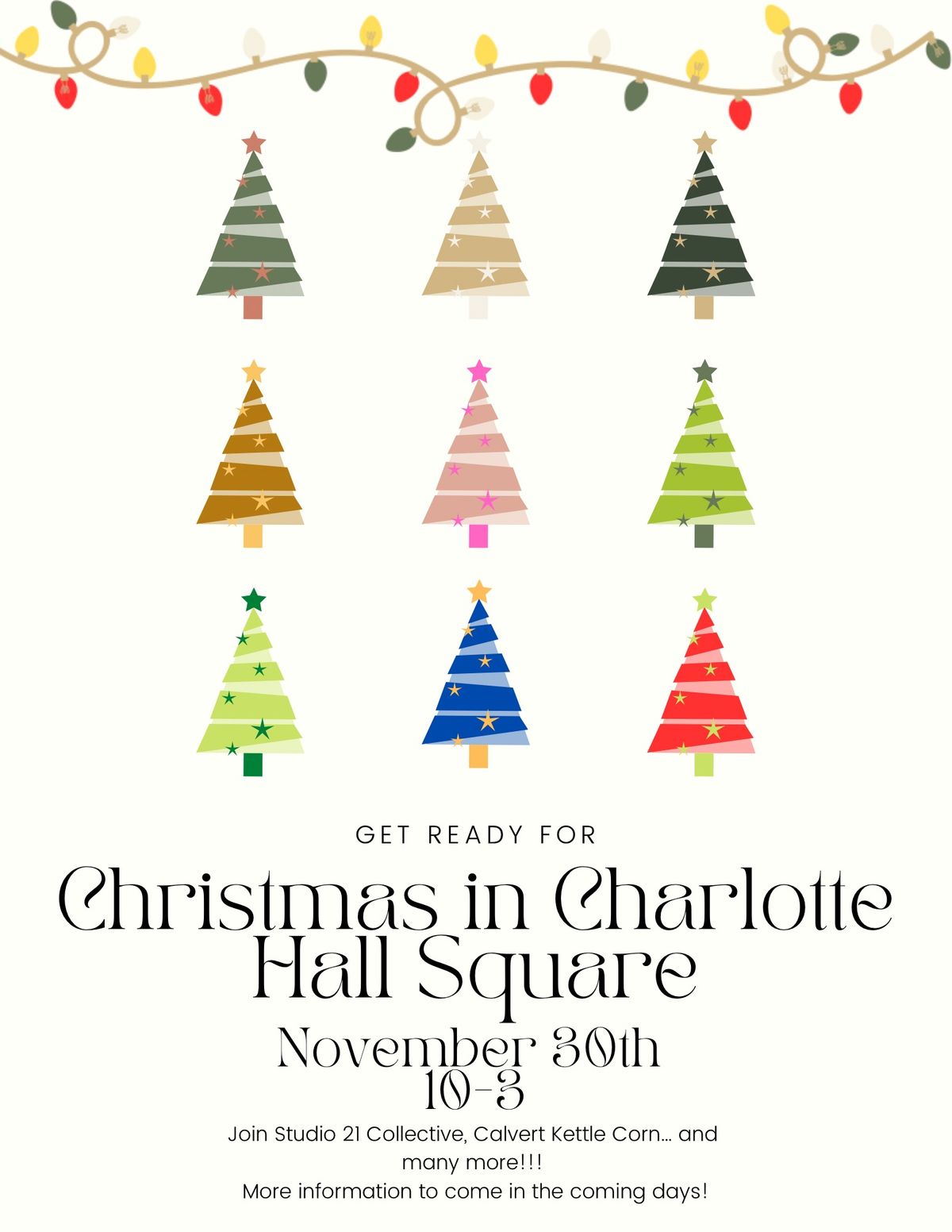 Christmas in Charlotte Hall Square