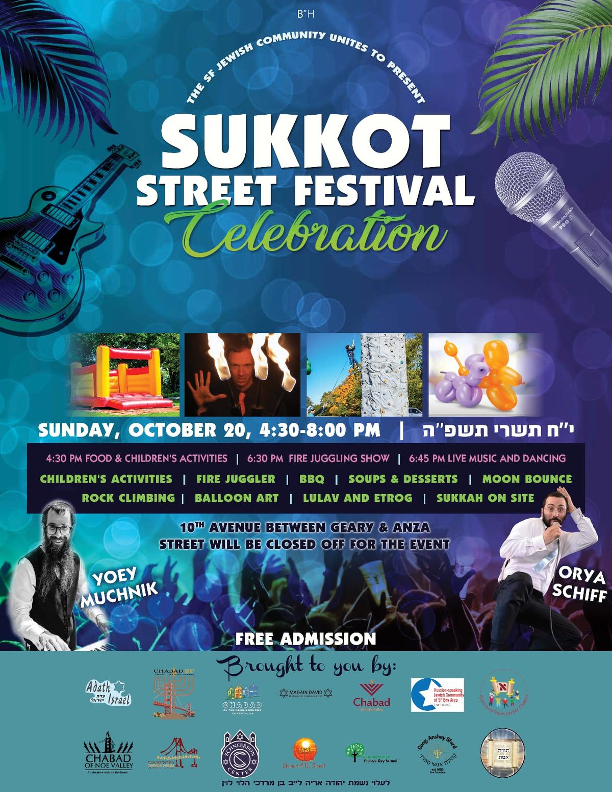 Sukkot Street Festival Celebration