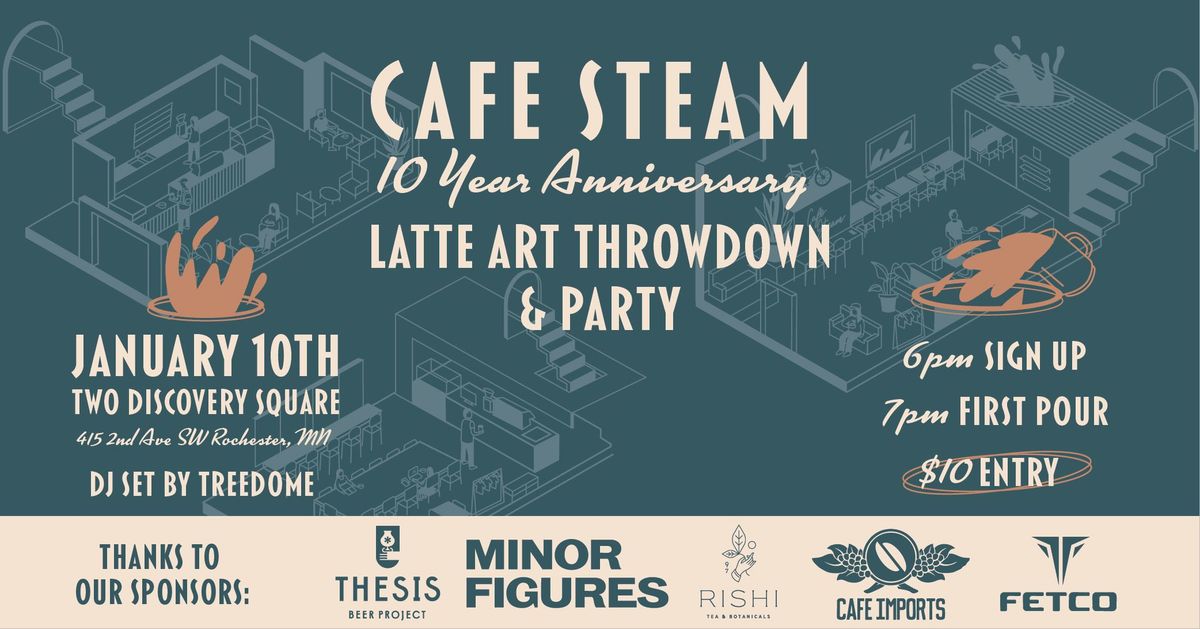 10 Year Anniversary Latte Art Throwdown & Party