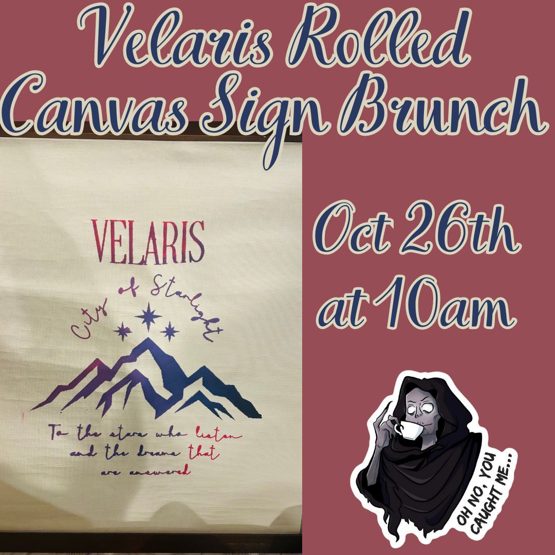 Velaris Rolled Canvas Sign Brunch