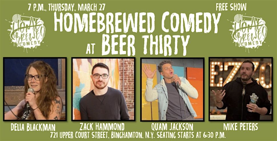 Homebrewed Comedy at Beer Thirty