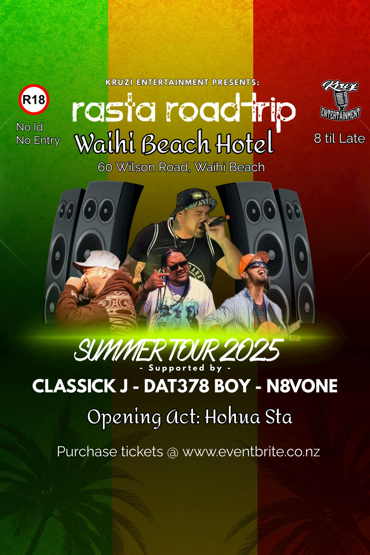 Rasta Road Trip Sugar Night Club
