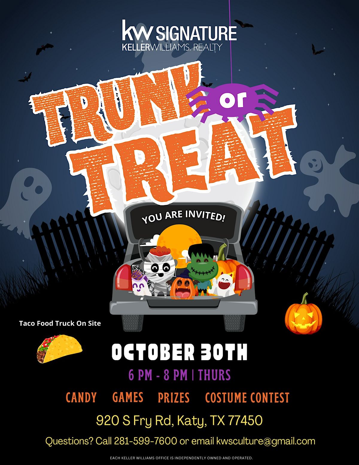 Trunk or Treat at Keller Williams Signature