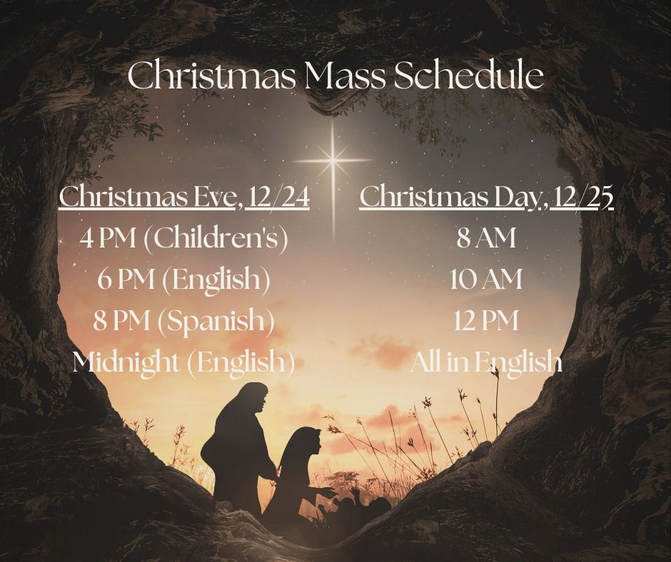 Christmas Mass Schedule