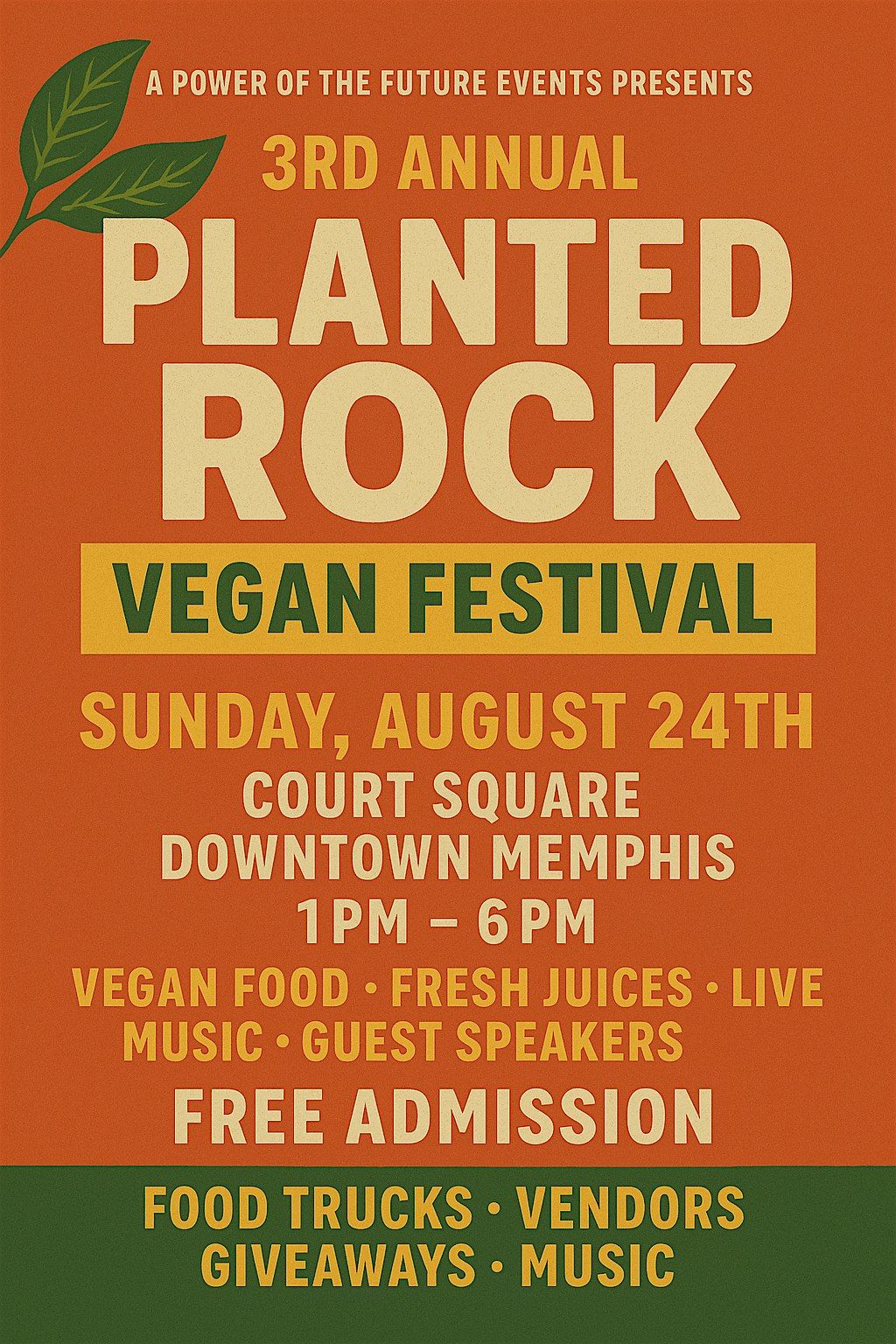 3rd Annual Planted Rock Vegan Festival