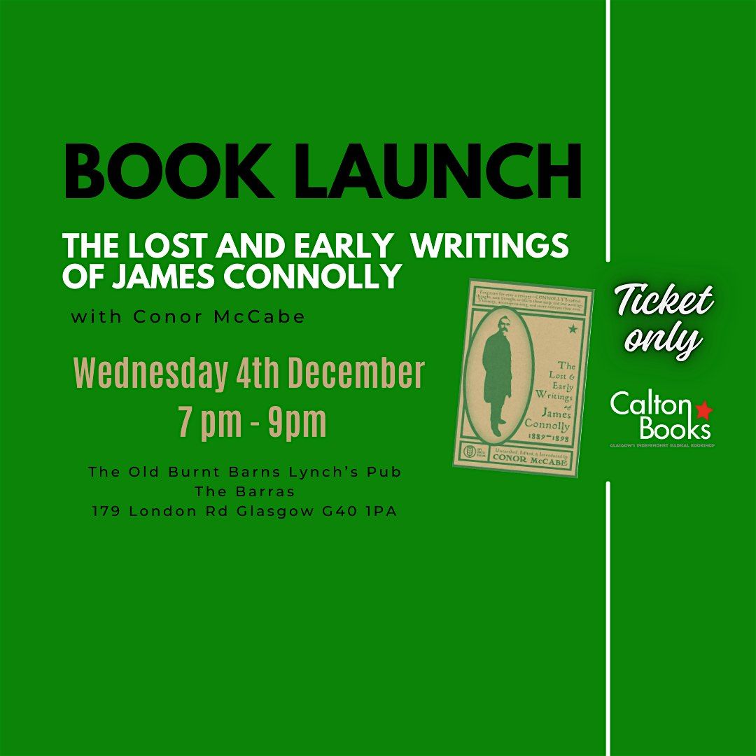 The Lost and Early Writings of James Connolly book launch