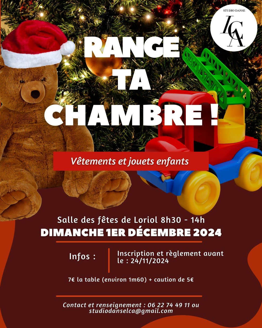 Bourse aux jouets et v\u00eatements "Range ta chambre!"