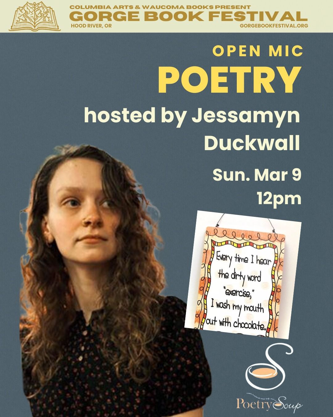 Poetry Open Mic with Jessamyn Duckwall