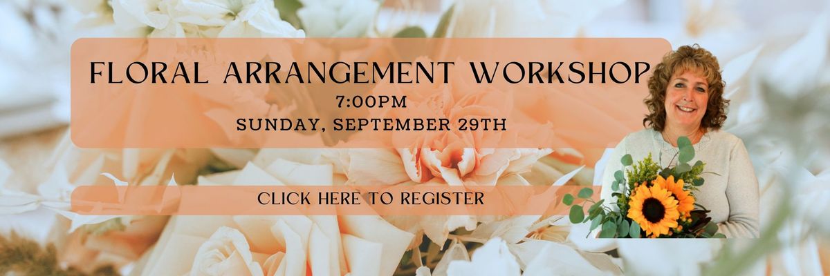 Floral Arrangement Workshop with The Petal Coach