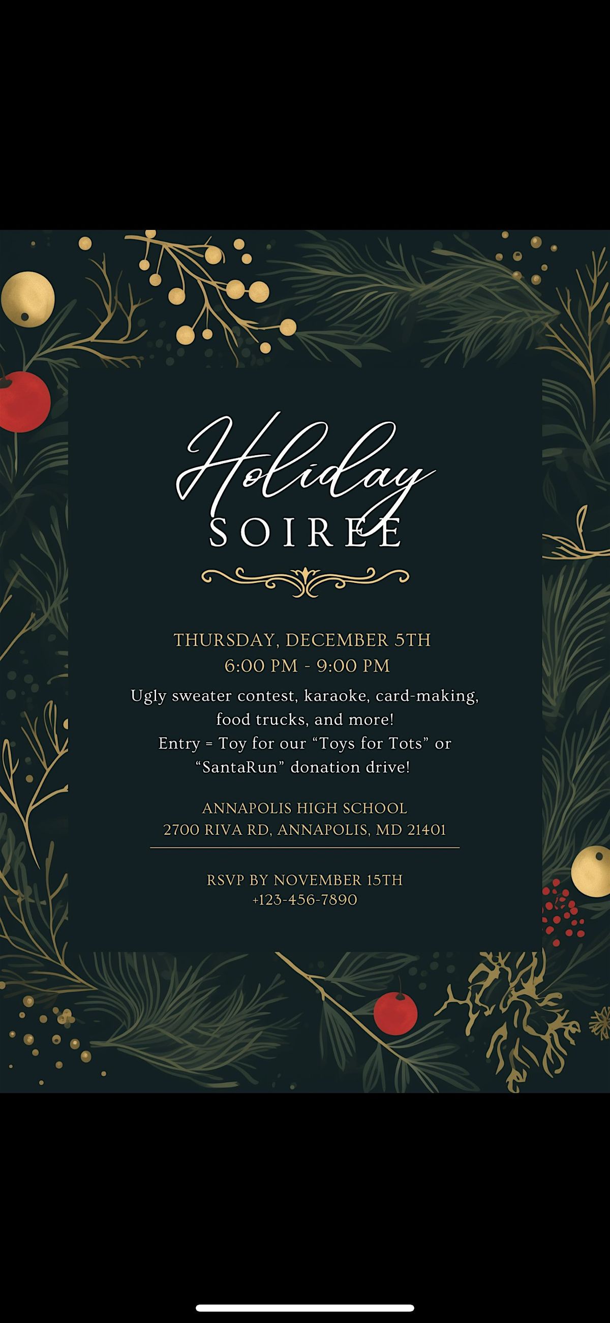 Holiday Soiree class of 2025