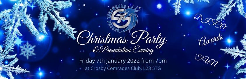 Liverpool Christmas Eve Events 2022 Sefton Taekwondo Christmas Party, Crosby Comrades Club, Liverpool, 7  January 2022