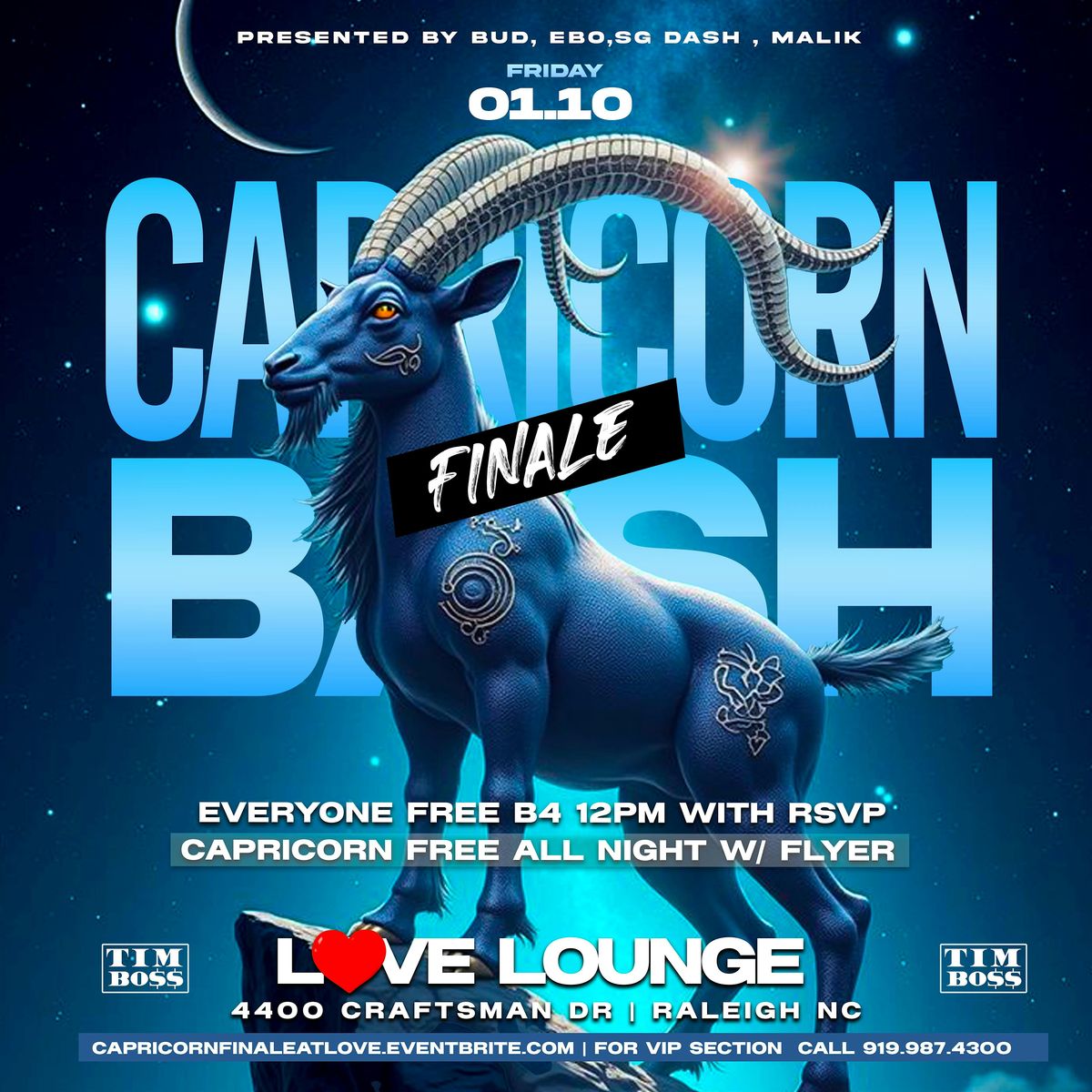 Capricorn Finale at LOVE LOUNGE