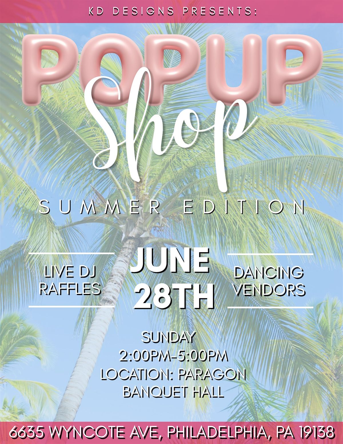 Summer Pop-up