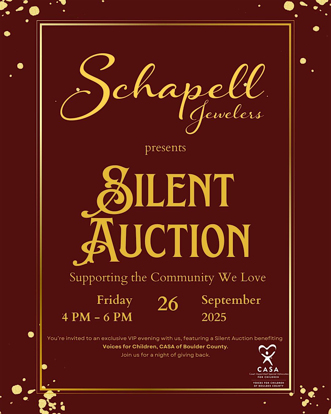 Exclusive Jewelry Silent Auction - Supporting Kids in the Boulder Community