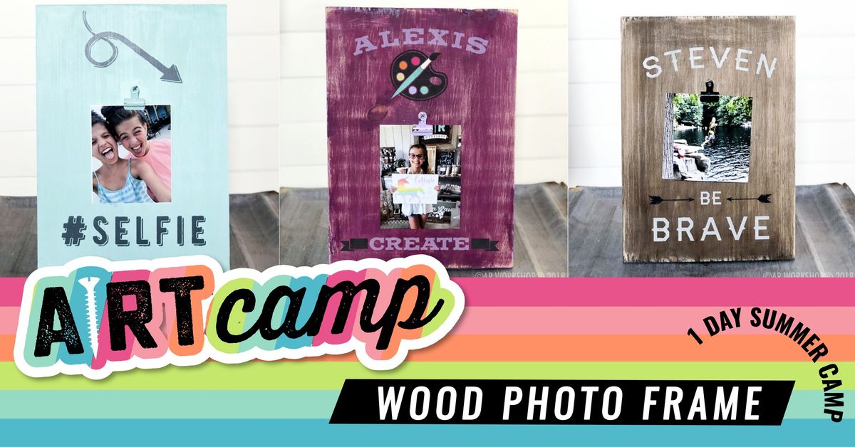 1 Day Morning Summer Camp - Wood Photo Frame