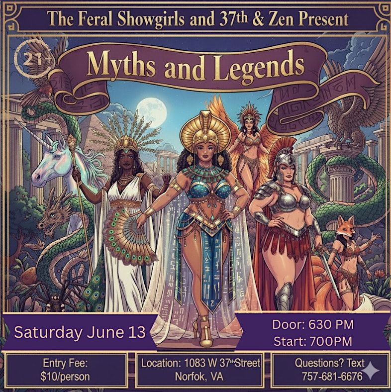 Cabaret Dinner Theater: Myths and Legends Edition!