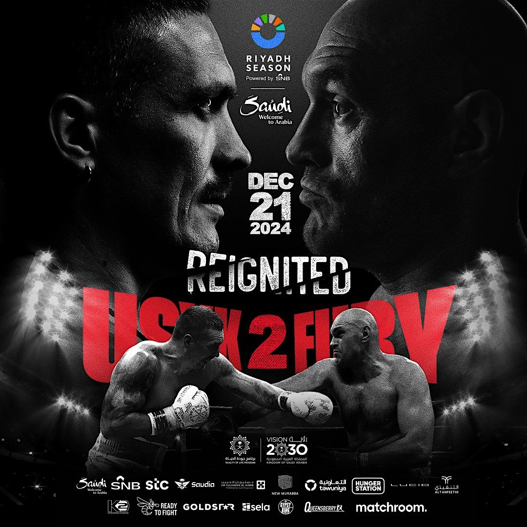 Watch Usyk vs. Fury 2 Live at Walters Sports Bar