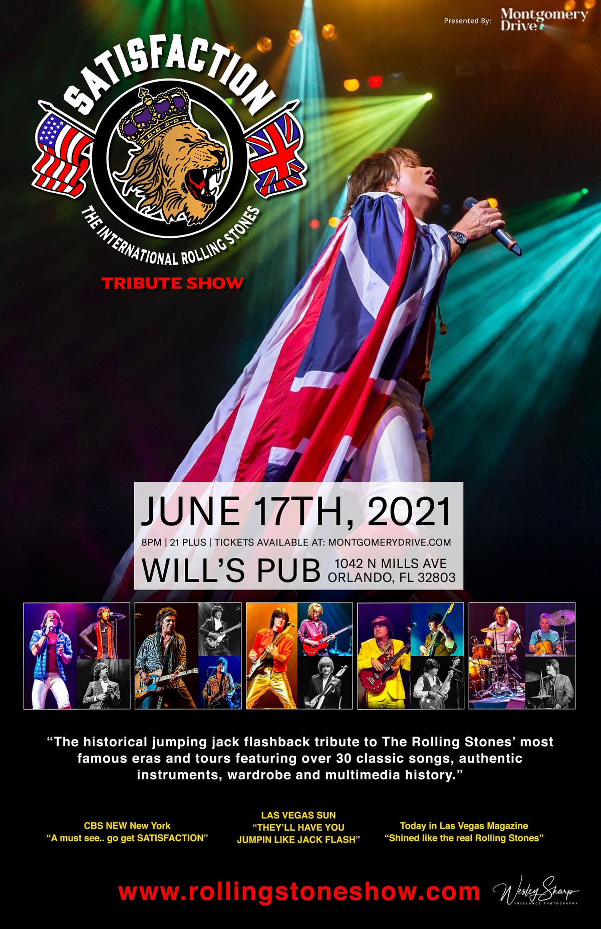 Satisfaction: The International Rolling Stones Tribute Show at Will's Pub
