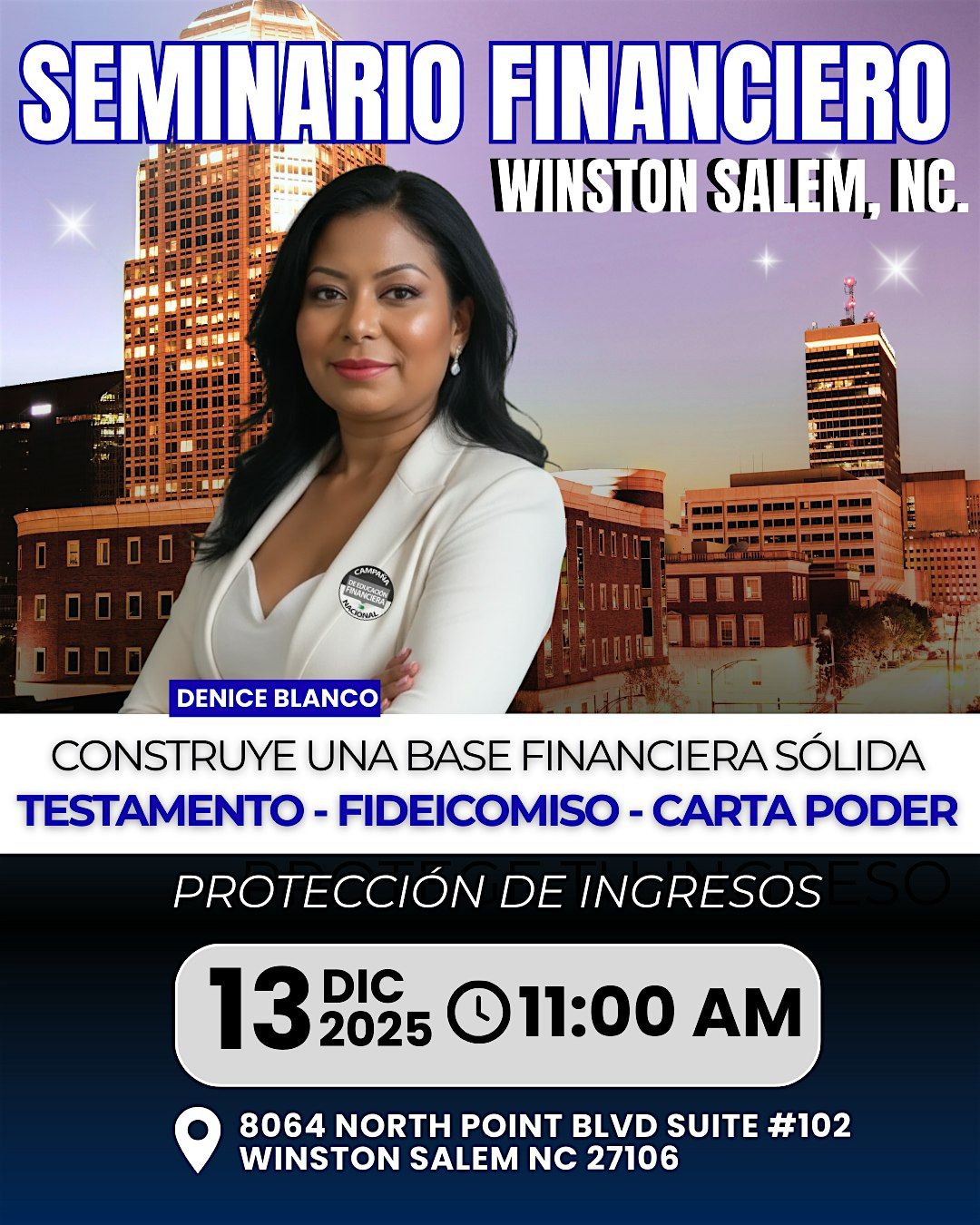 SEMINARIO FINANCIERO: Construye una Base Financiera S\u00f3lida