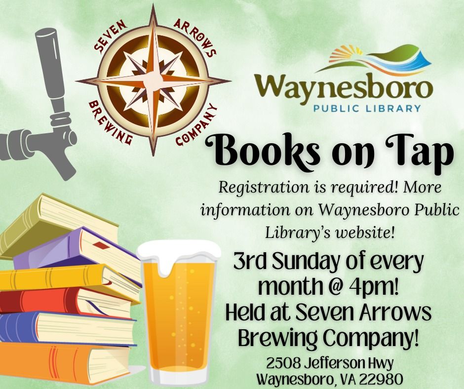 Books on Tap at Seven Arrows!