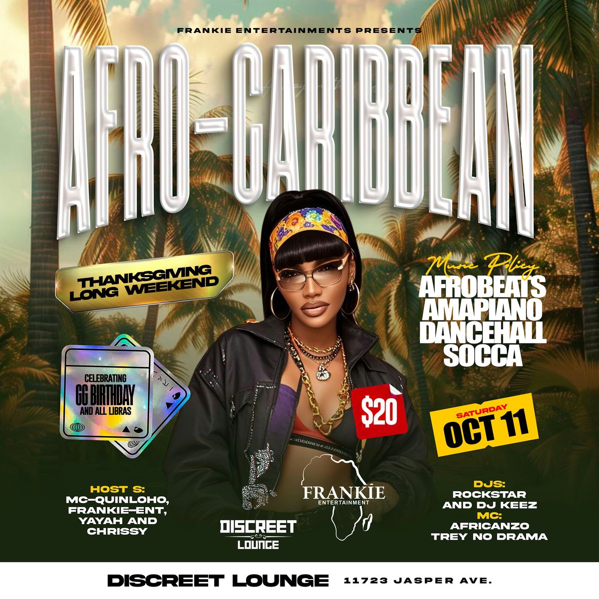Afro-Caribbean Thanksgiving Long Weekend.