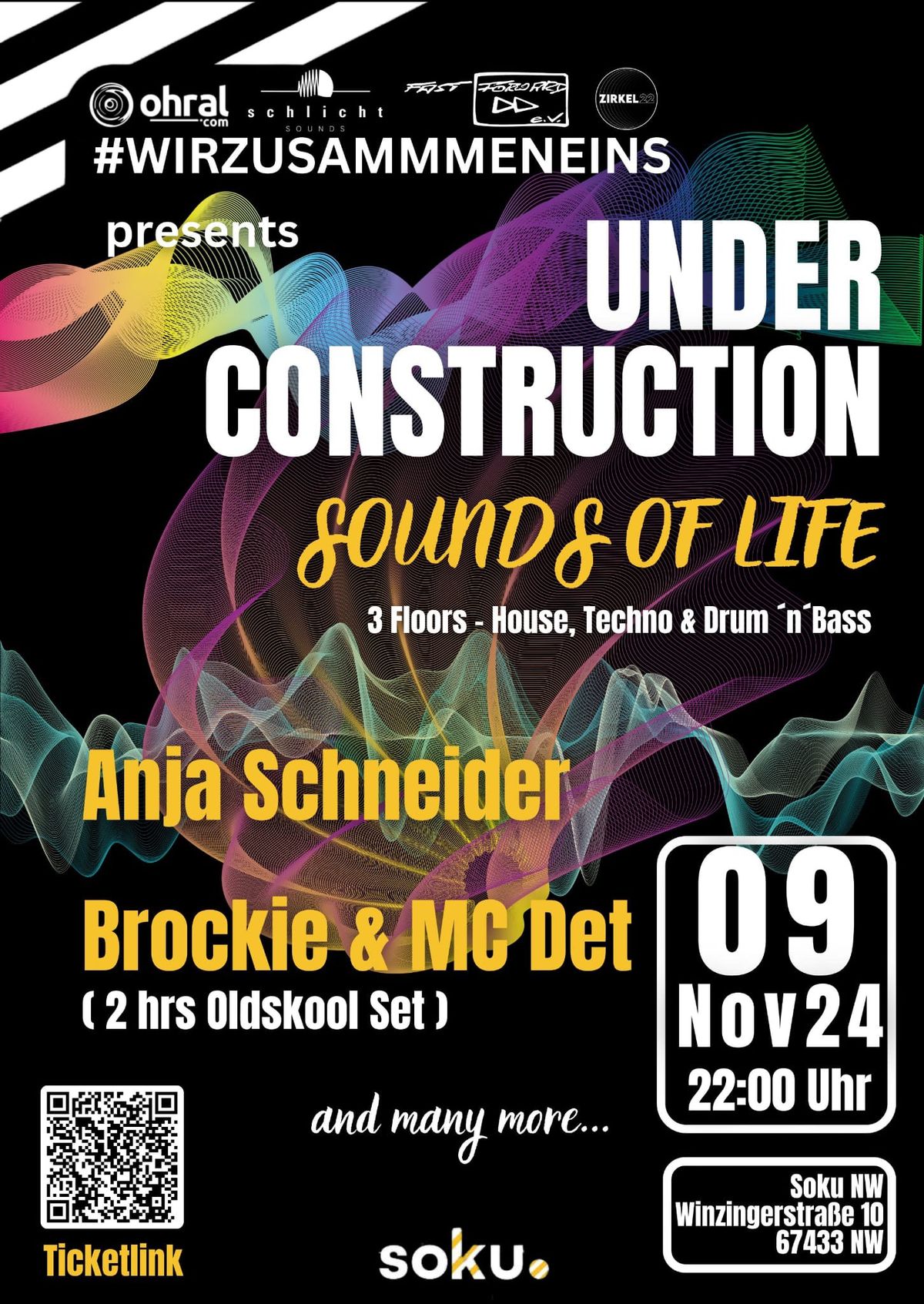 #WIR-ZUSAMMEN-EINS# pres. UNDER CONSTRUCTION "Sounds OF Life" 