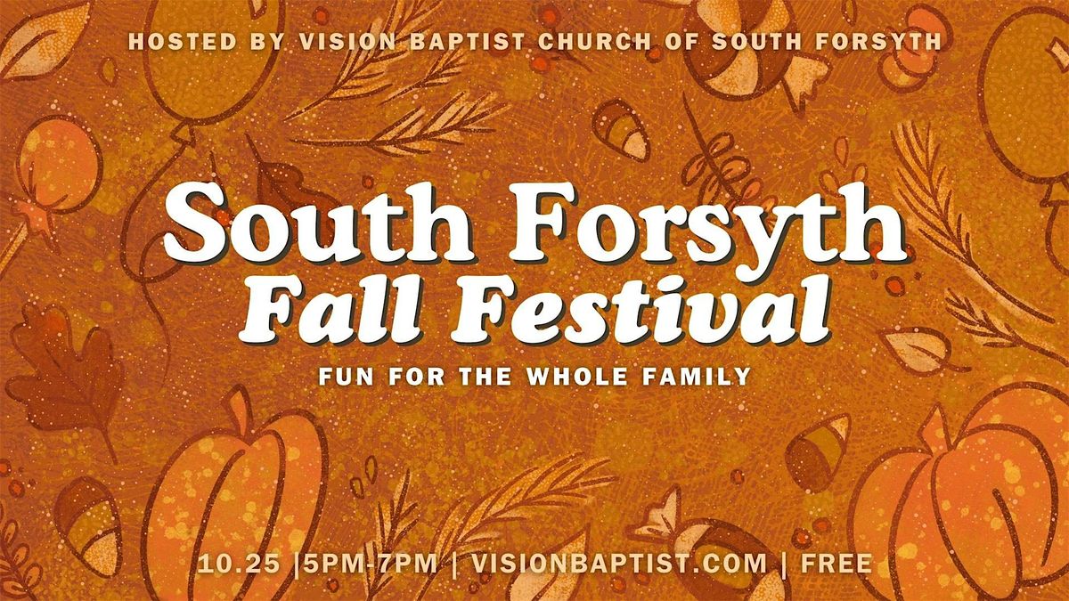 South Forsyth Fall Festival & Trunk or Treat