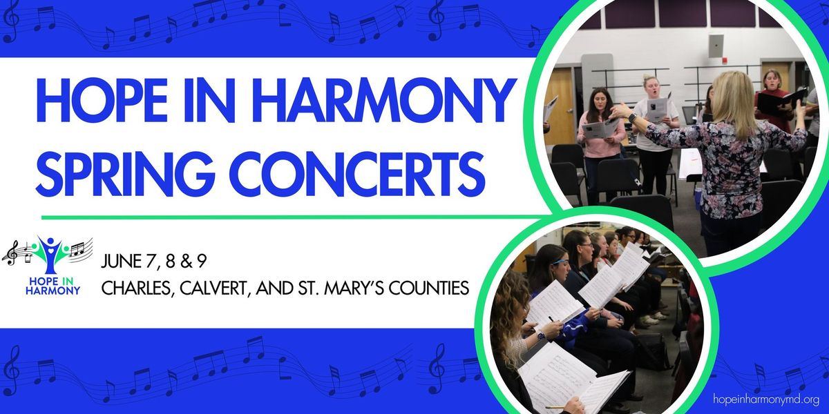 Hope In Harmony Spring Concert Series - Calvert County