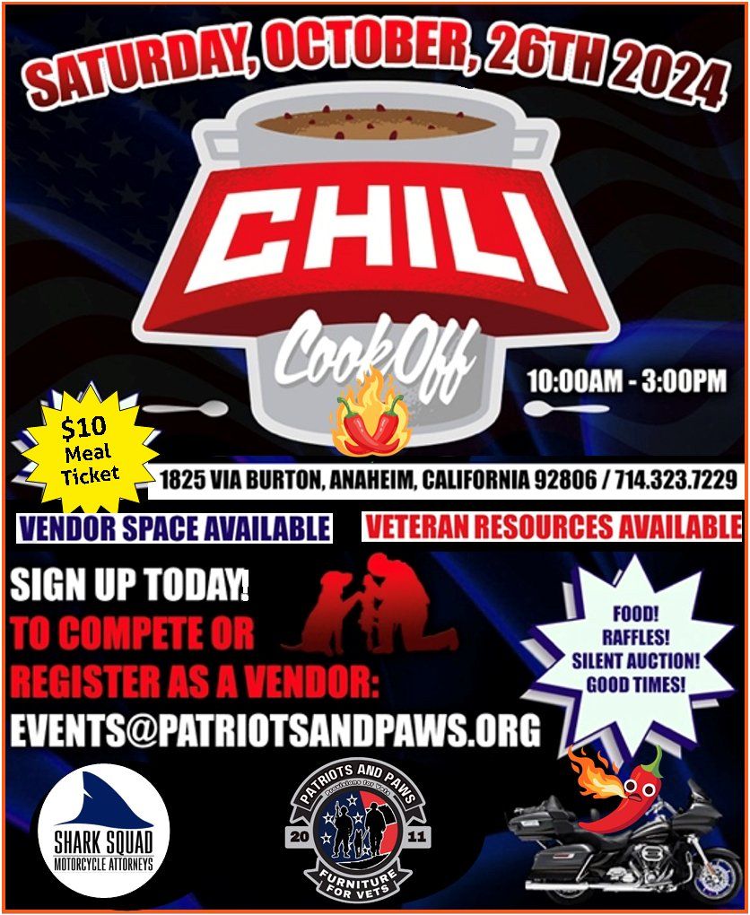 2nd Annual Chili Cook-Off Fundraiser