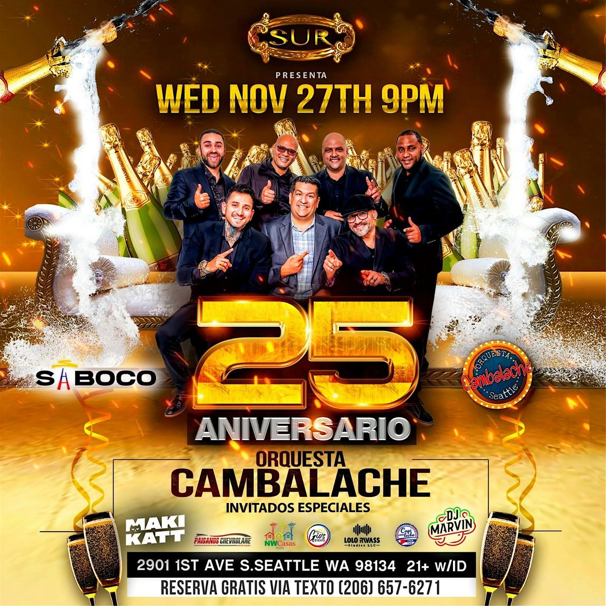 ORQUESTA CAMBALACHE 25th Anniversary!