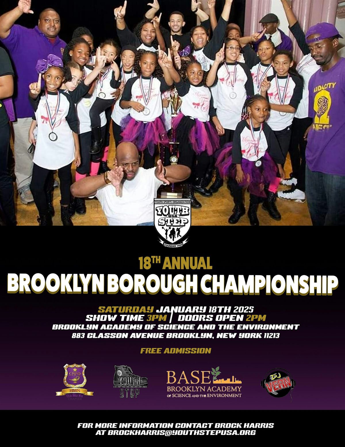 18TH ANNUAL BROOKLYN BOROUGH CHAMPIONSHIP REGISTRATION