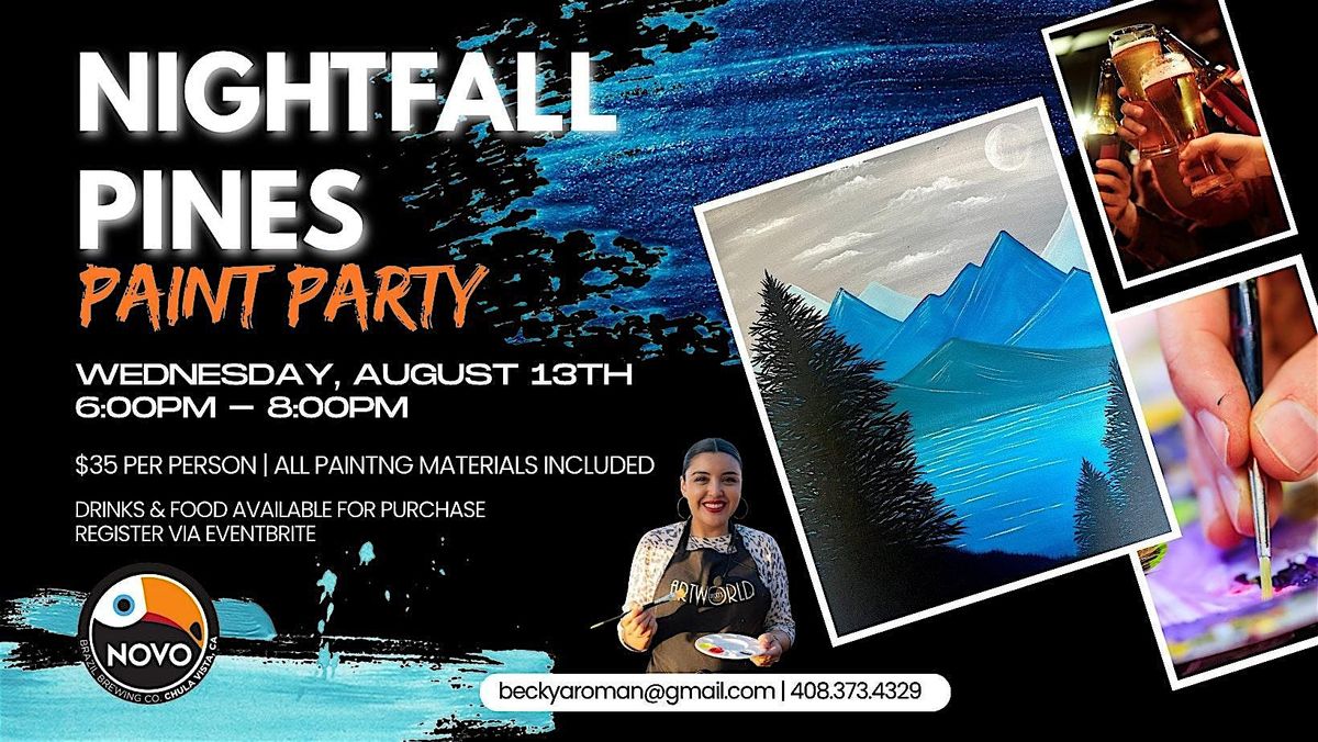 Nightfall Pines Paint Party