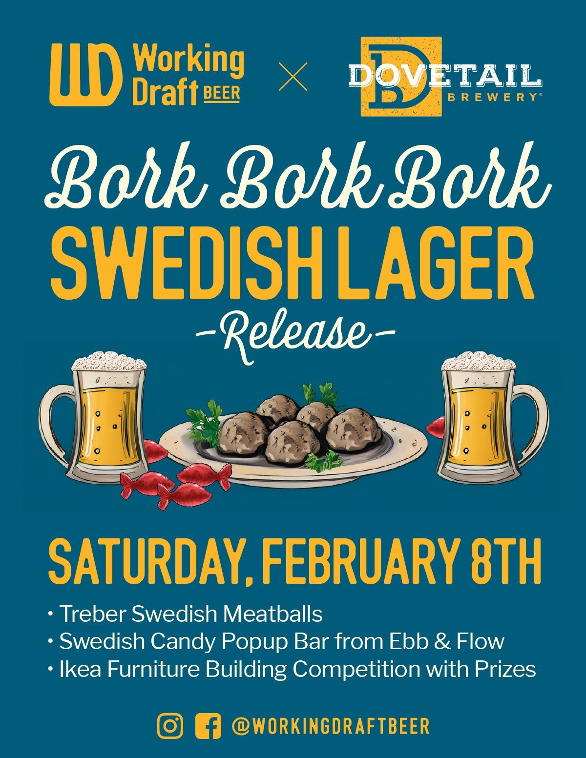 Swedish Lager Collaboration Beer Release