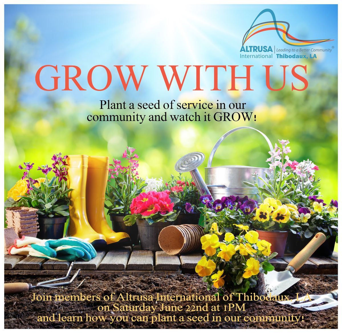 Grow with us!