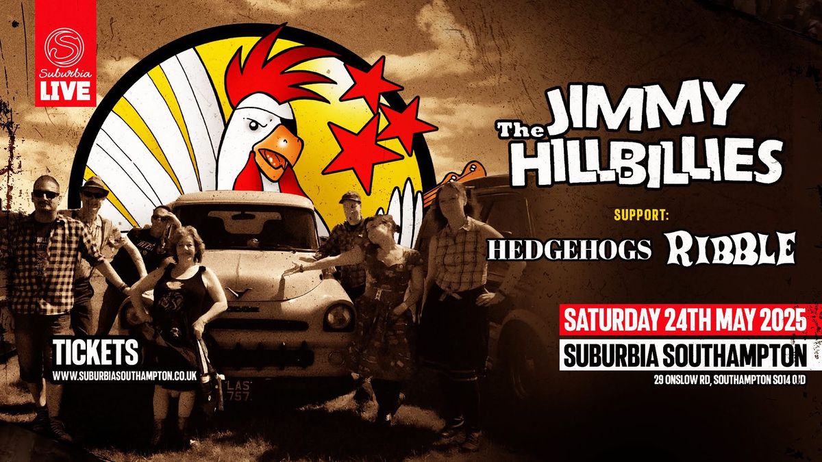 Hedgehogs \ud83e\udd94 \ud83e\udd94 @ Suburbia supporting The Jimmy Hillbillies 