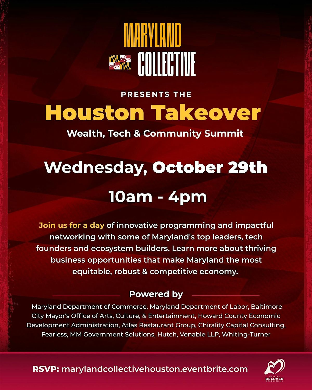 Maryland Collective Houston Takeover: Wealth, Tech & Community Summit