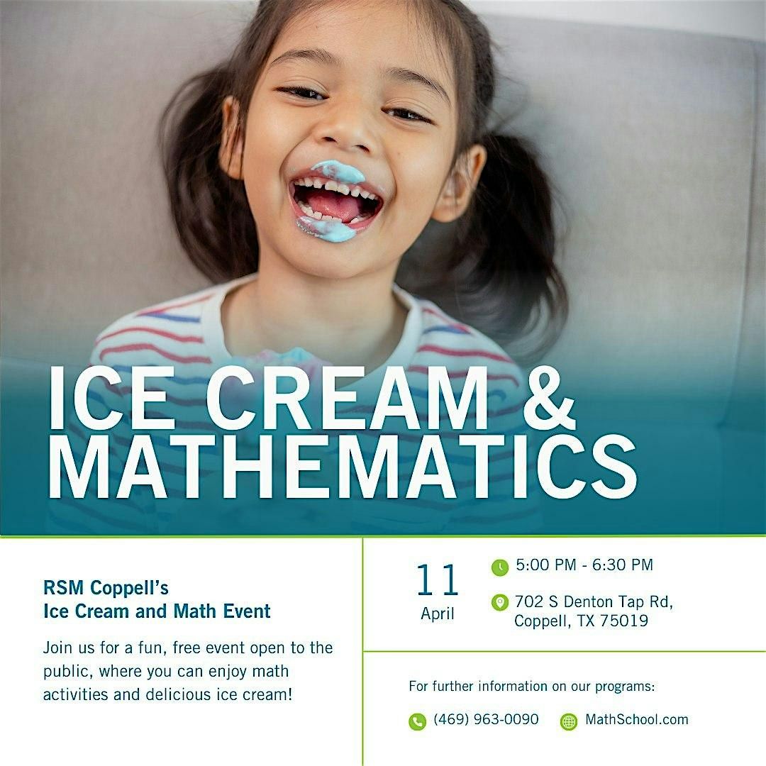 Math and Ice Cream Fun at RSM Coppell