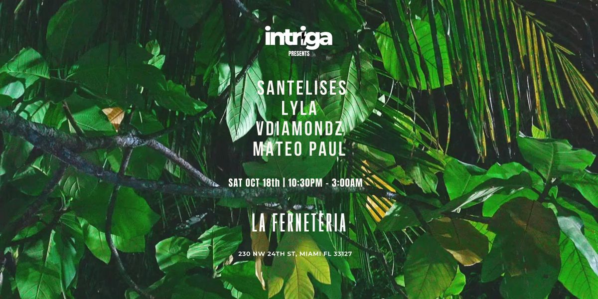 Intriga presents Vol. 31 III points pre-party (afro house, tech house)