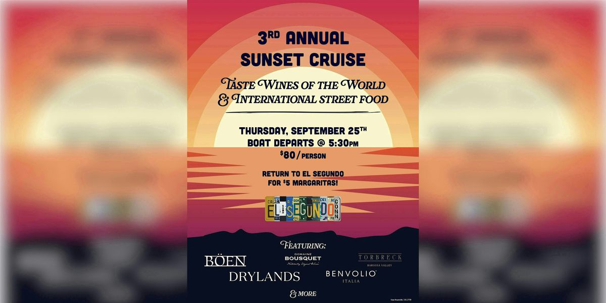 3rd Annual Sunset Cruise