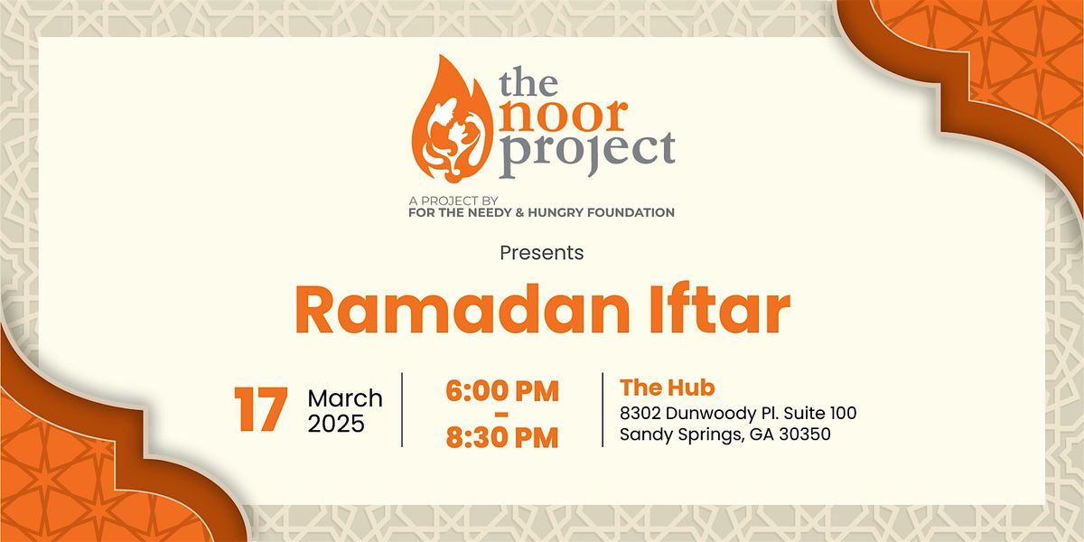 Ramadan Iftar at The Hub with The Noor Project