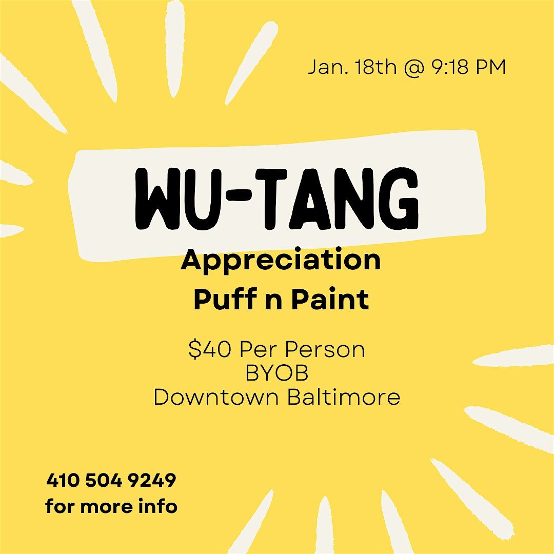 Wu-Tang Puff n Paint @ The Worlds 1st Mini Hip-Hop Museum!!