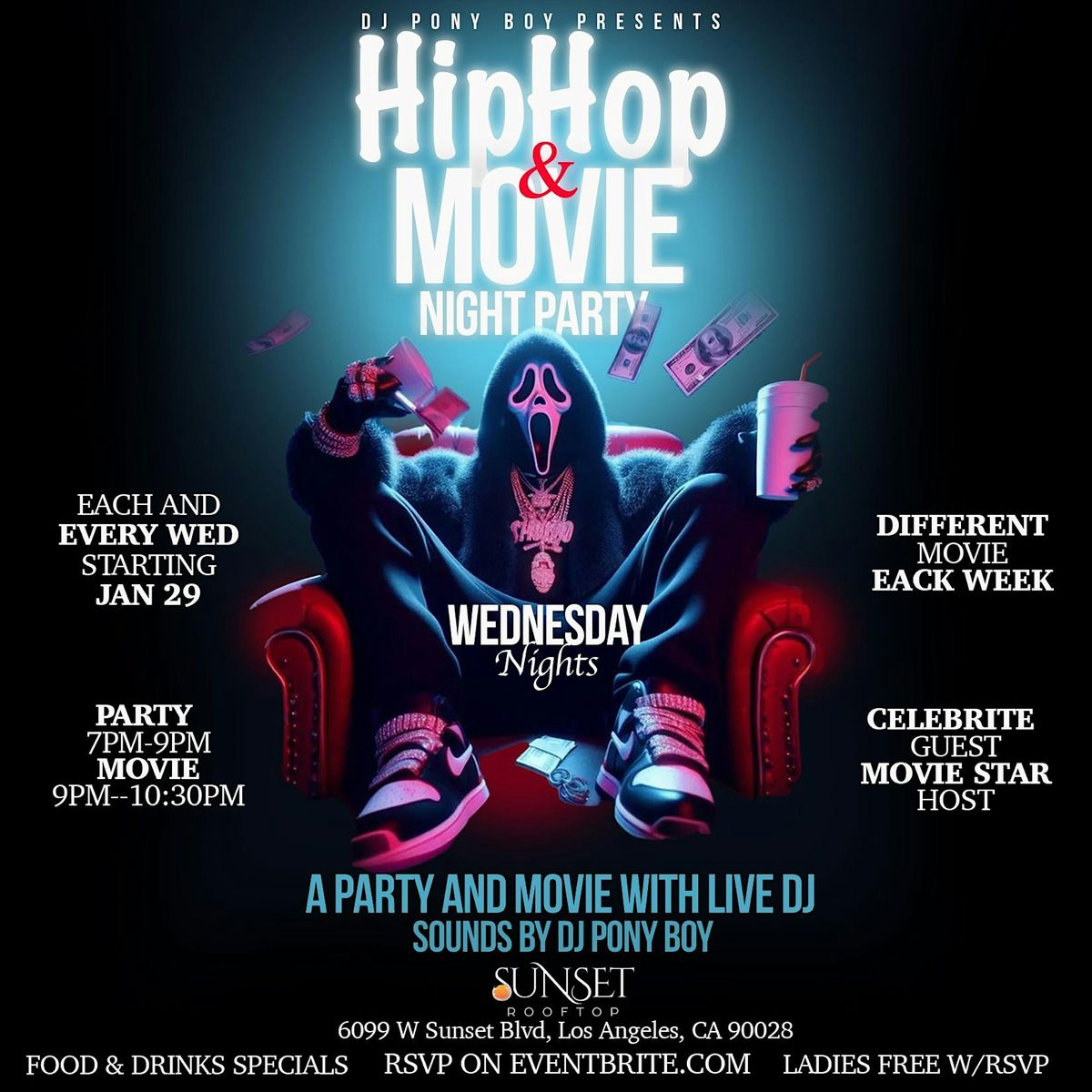 Hip Hop & Movie Night Rooftop Party