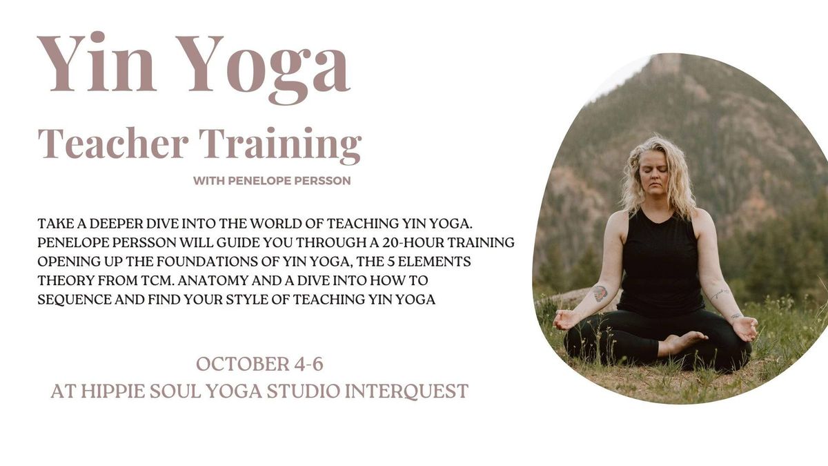 Yin Yoga Training 20 hours