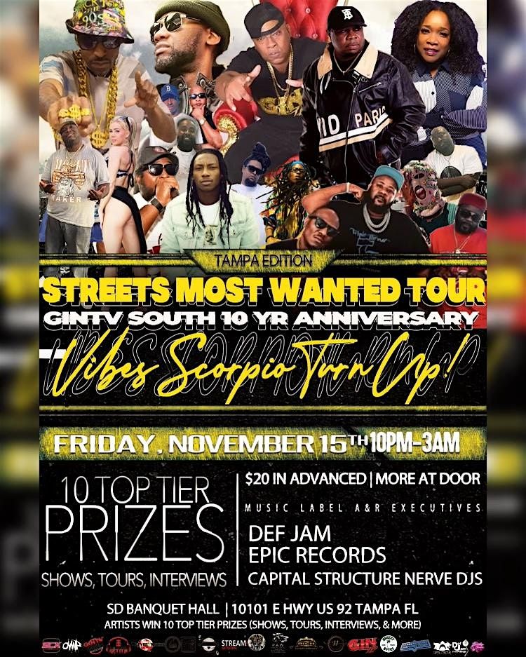 STREETS MOST WANTED TOUR Tampa Edition