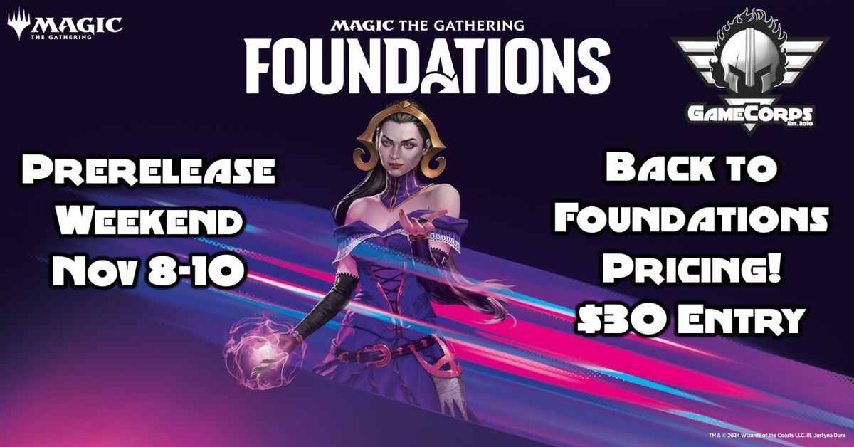 Magic: The Gathering Foundations Prerelease