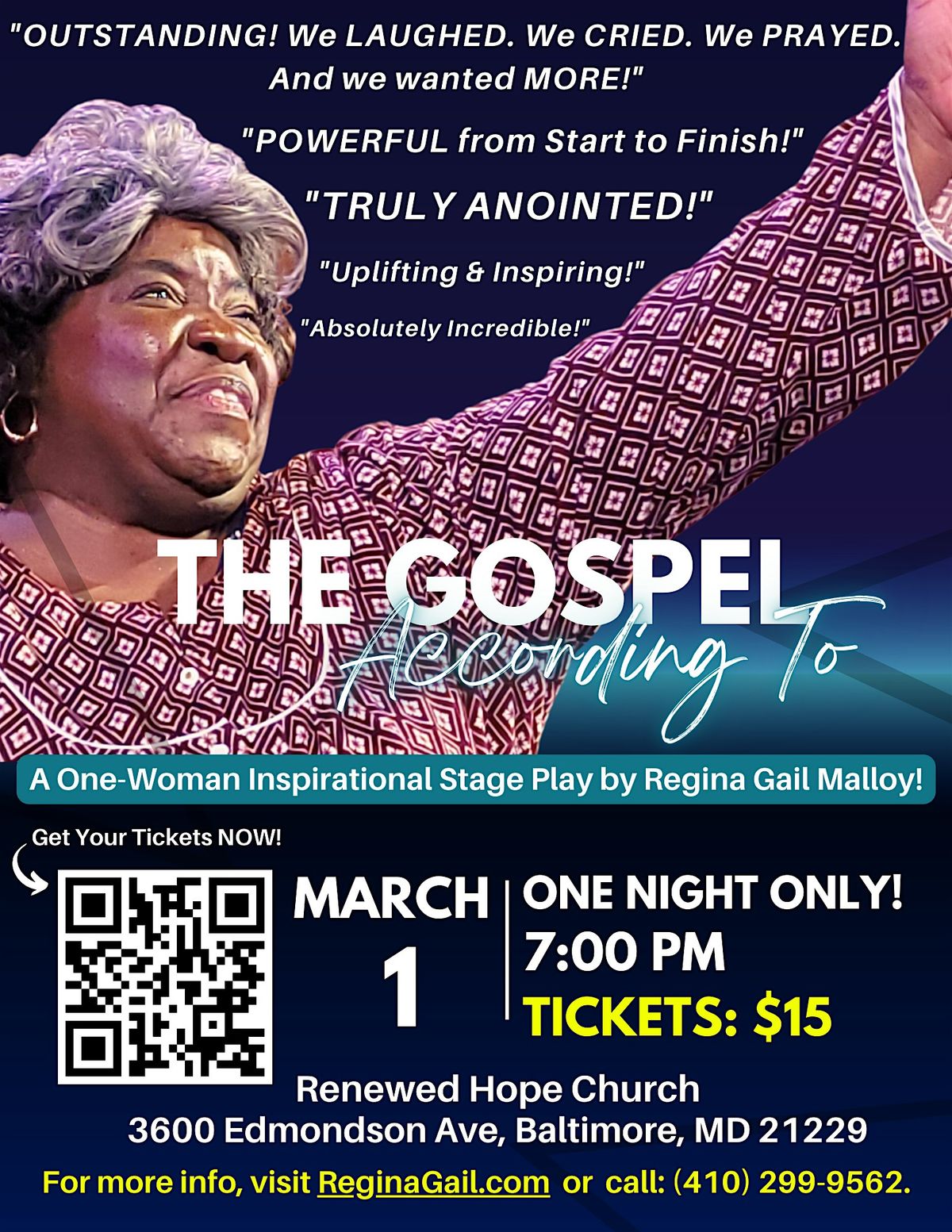 The Gospel According To... (A Stage Play)