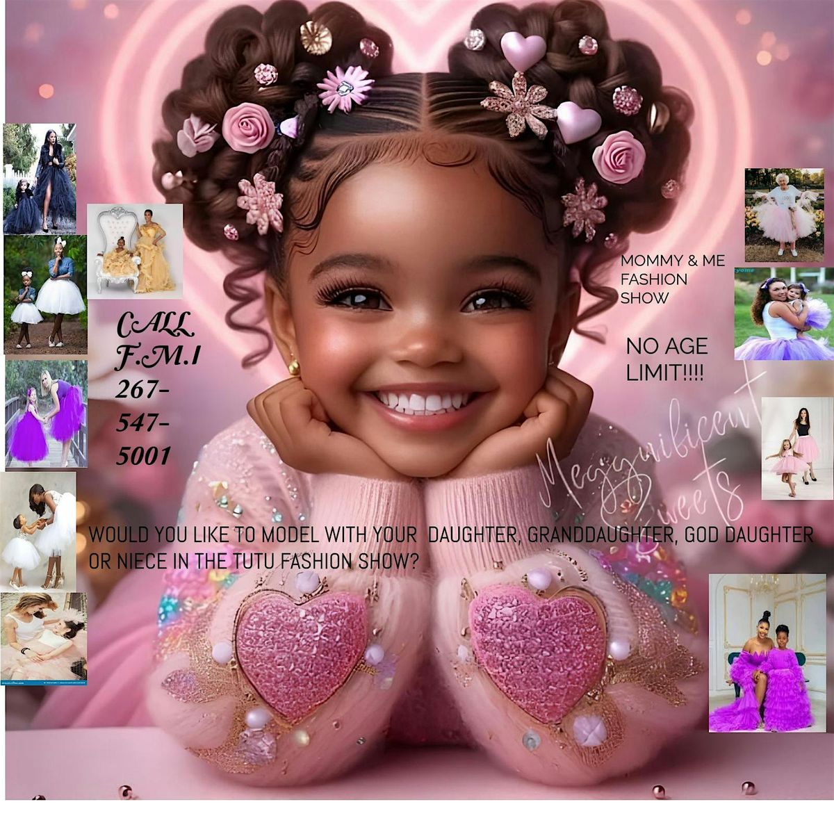 women summitt and tut fashion show for moms and daughter (all ages)