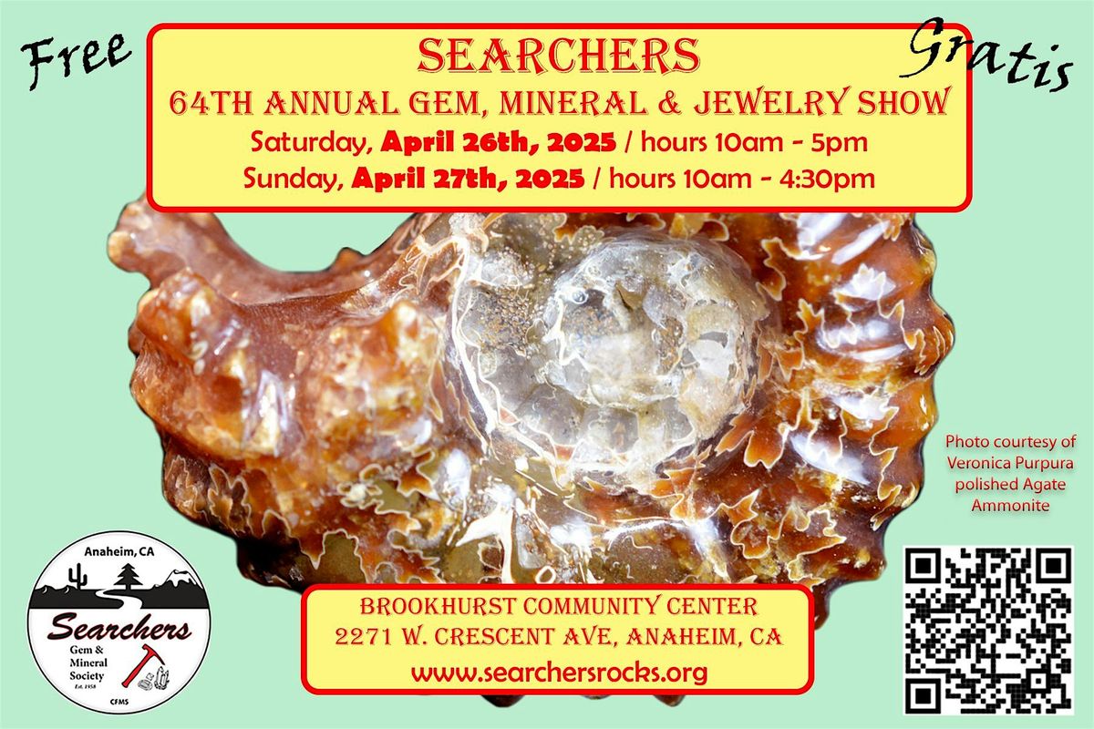 Searchers 64th Annual Gem and Mineral Show